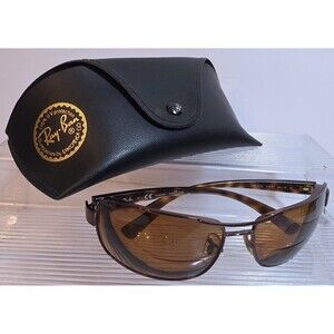 Ray Ban RB 3379 014/57 Polished Tortoise FRAME & Case 64/45 3P Remove Lenses